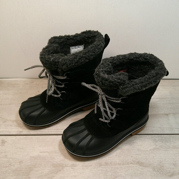 Kids' Kit Winter Boots - Cat & Jack Size 13 Black - Picture 2 of 10